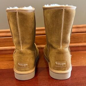 Koolaburra by UGG Chestnut Short Fall Boots, Winter Cozy Shearling, Size 10